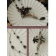Hoshibako Works Dark Night Lily Crystal Brooch and Necklaces(Pre-Made/Full Payment Without Shipping)